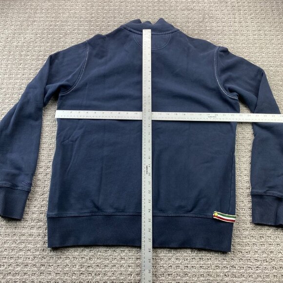 Lotto Sweater Men Extra Large XL Navy Blue Full Zip Venezia Tennis Club TROFEO - Picture 8 of 10